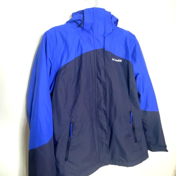 Columbia Womens Blue Bugaboo™ II Fleece Interchange Colorblock Gorpcore Jacket M - Picture 13 of 16